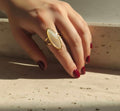 Oval Shell Ring