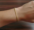 Simple 2mm Fox Tail Bracelet