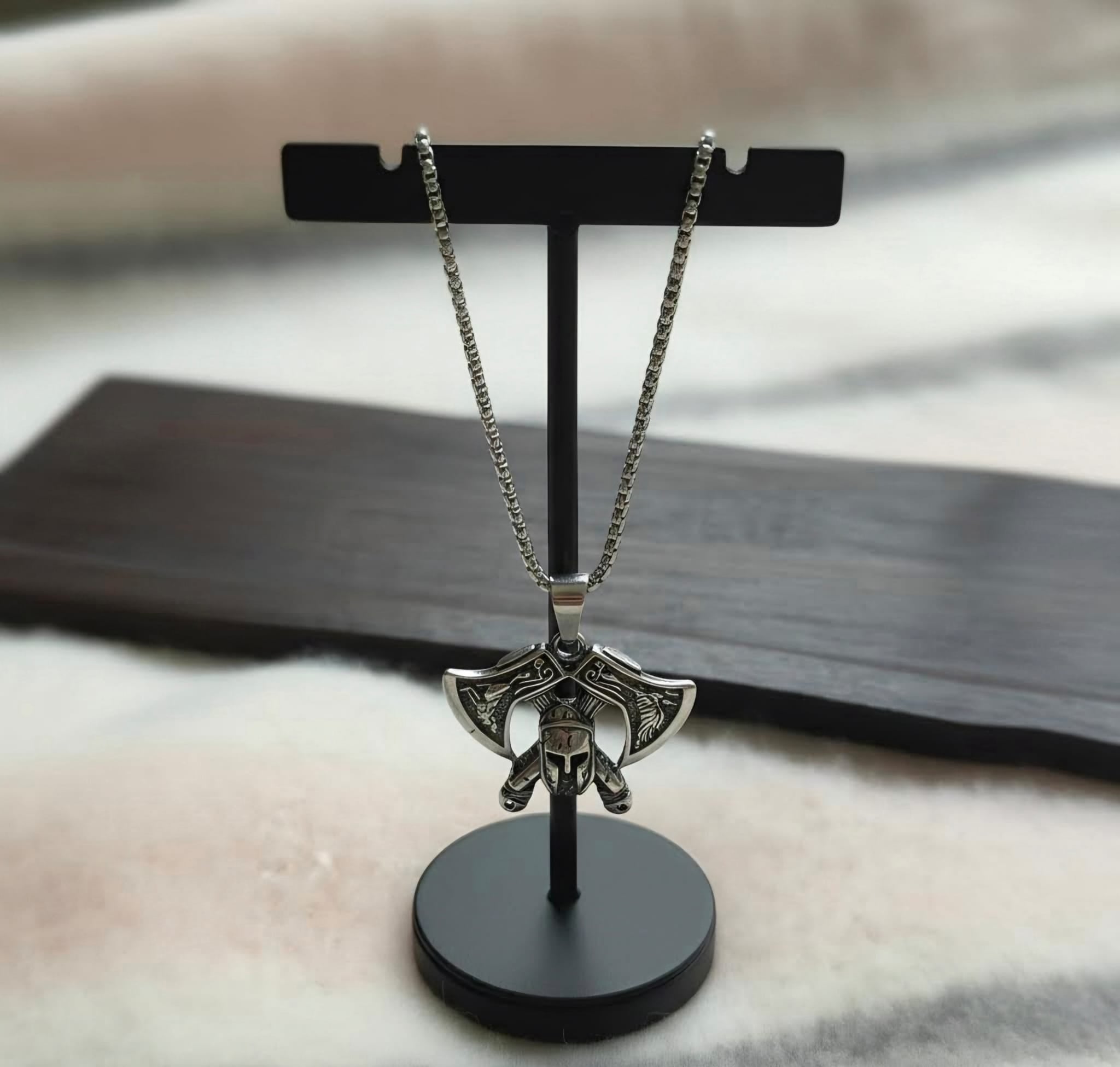 Double Axe Necklace