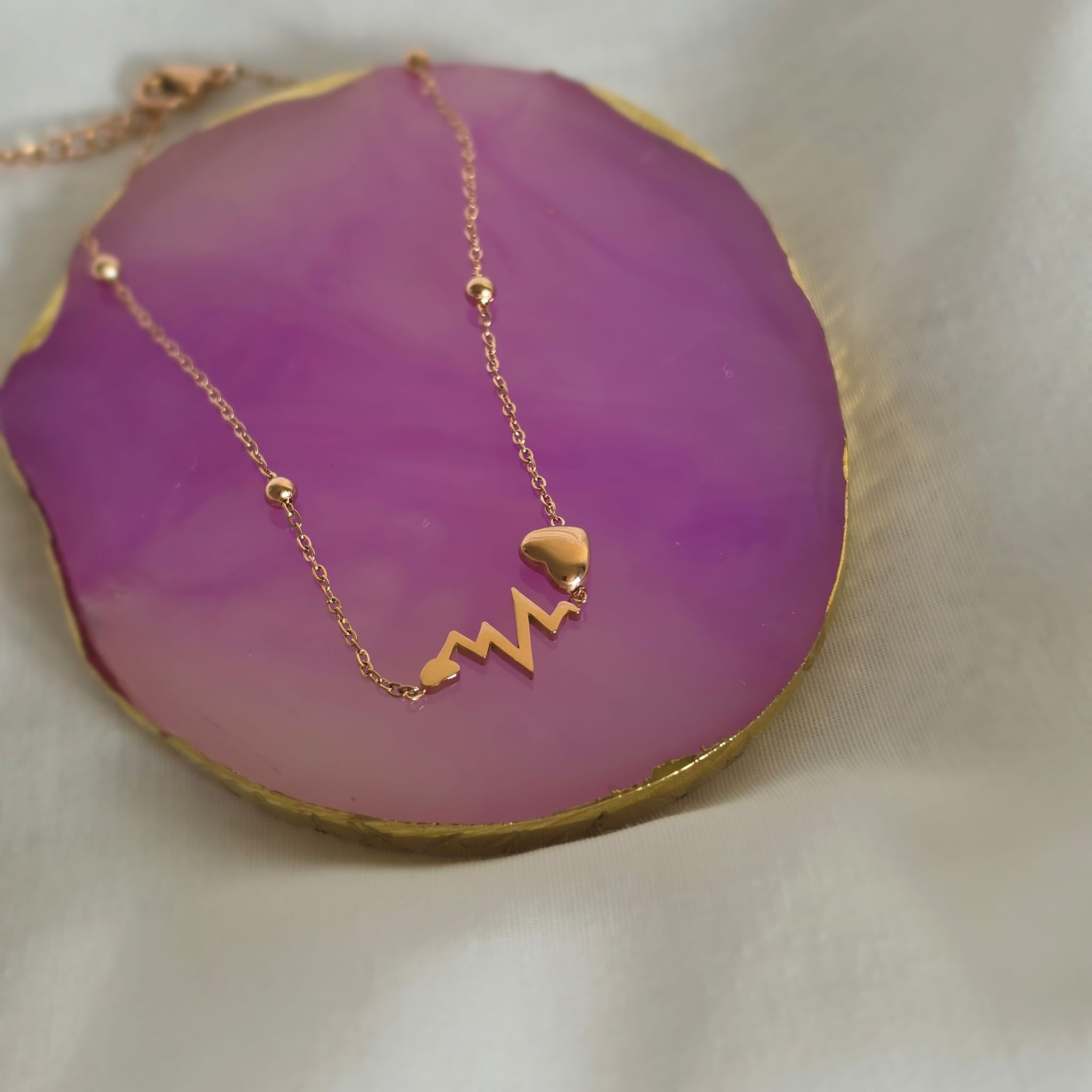 Heartbeat Anklet
