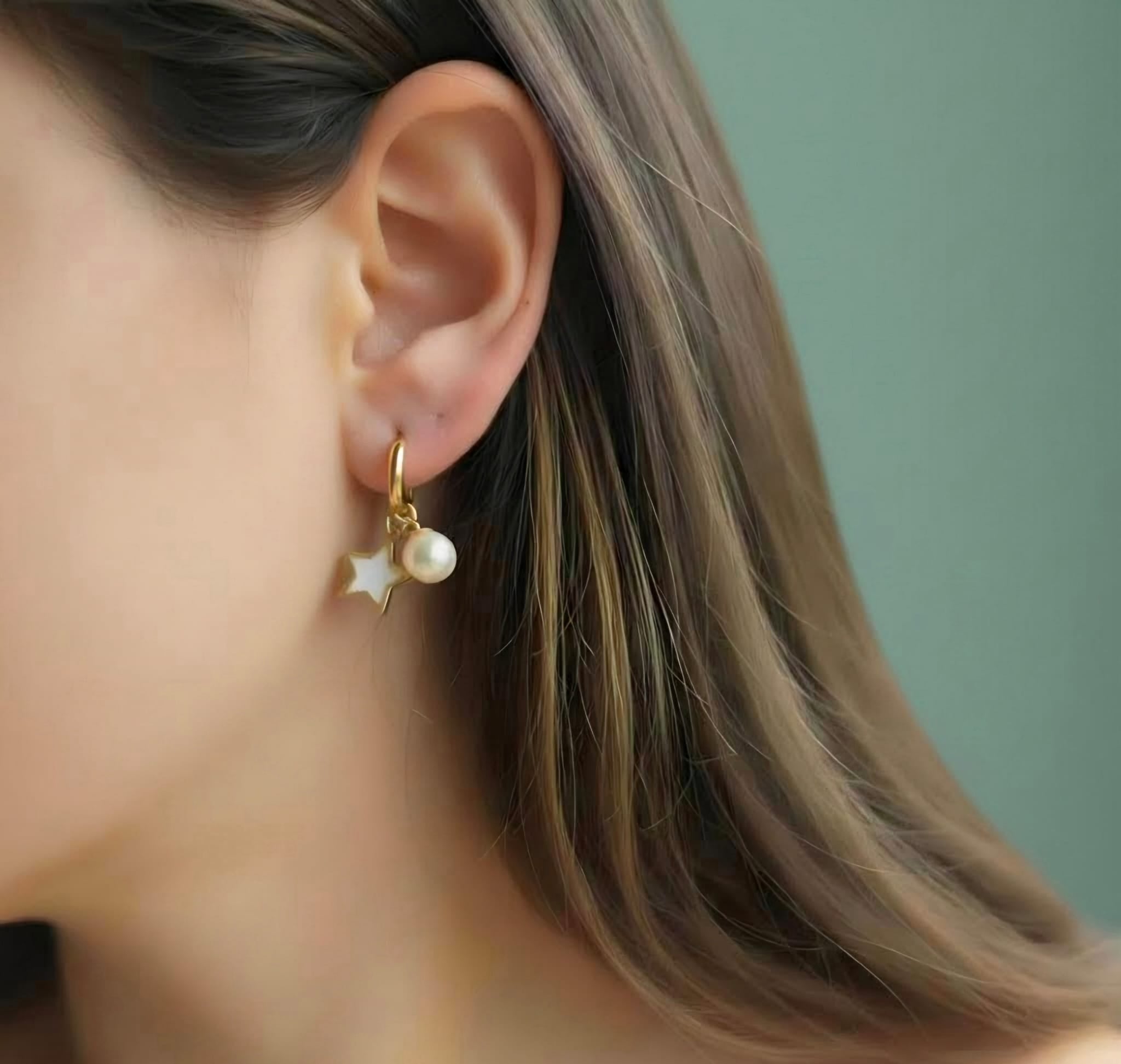 Shape 'n Pearl 3pc Set Earring