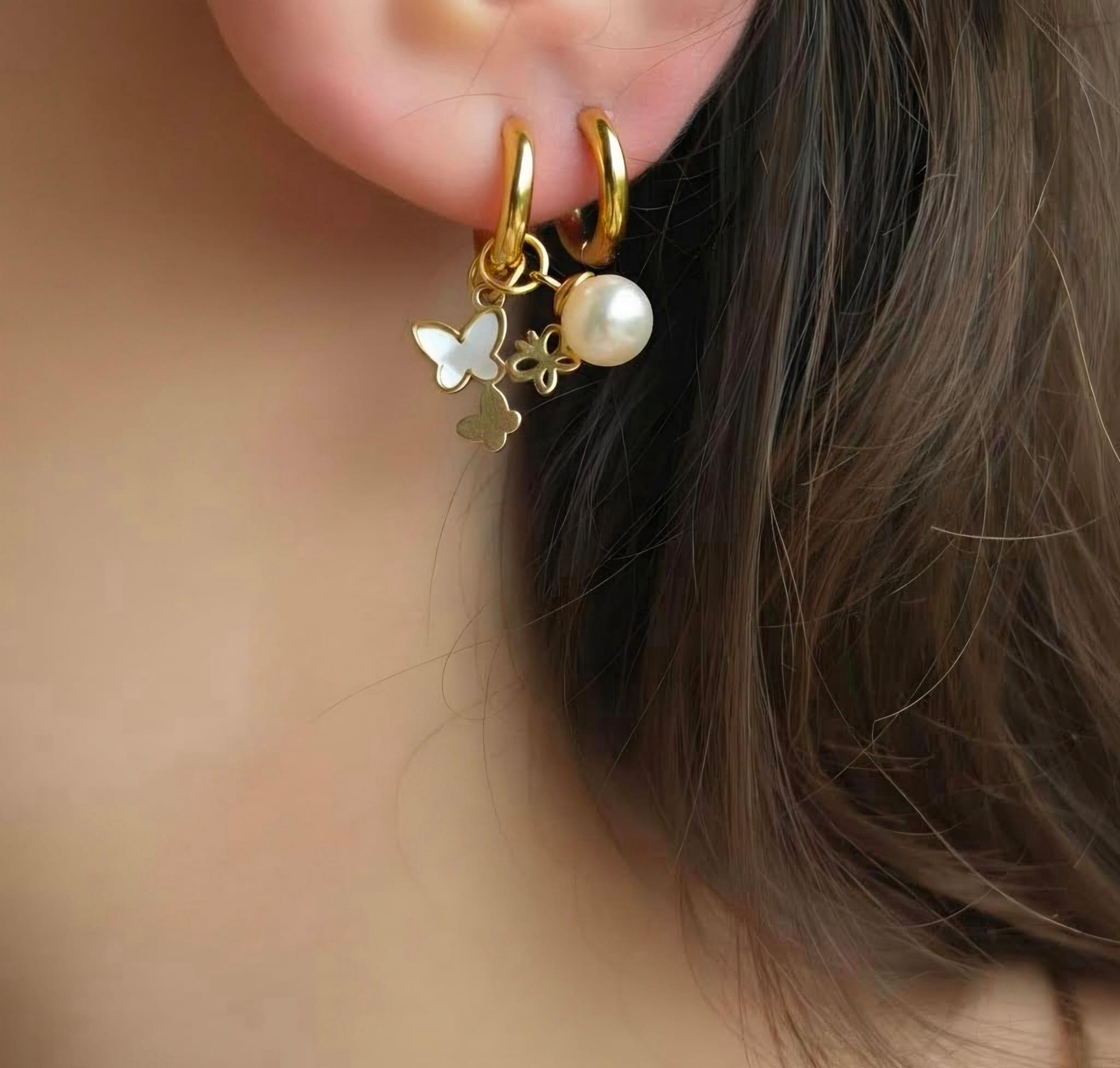 Shape 'n Pearl 3pc Set Earring