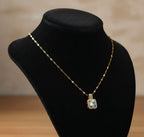 Square Zircon Necklace