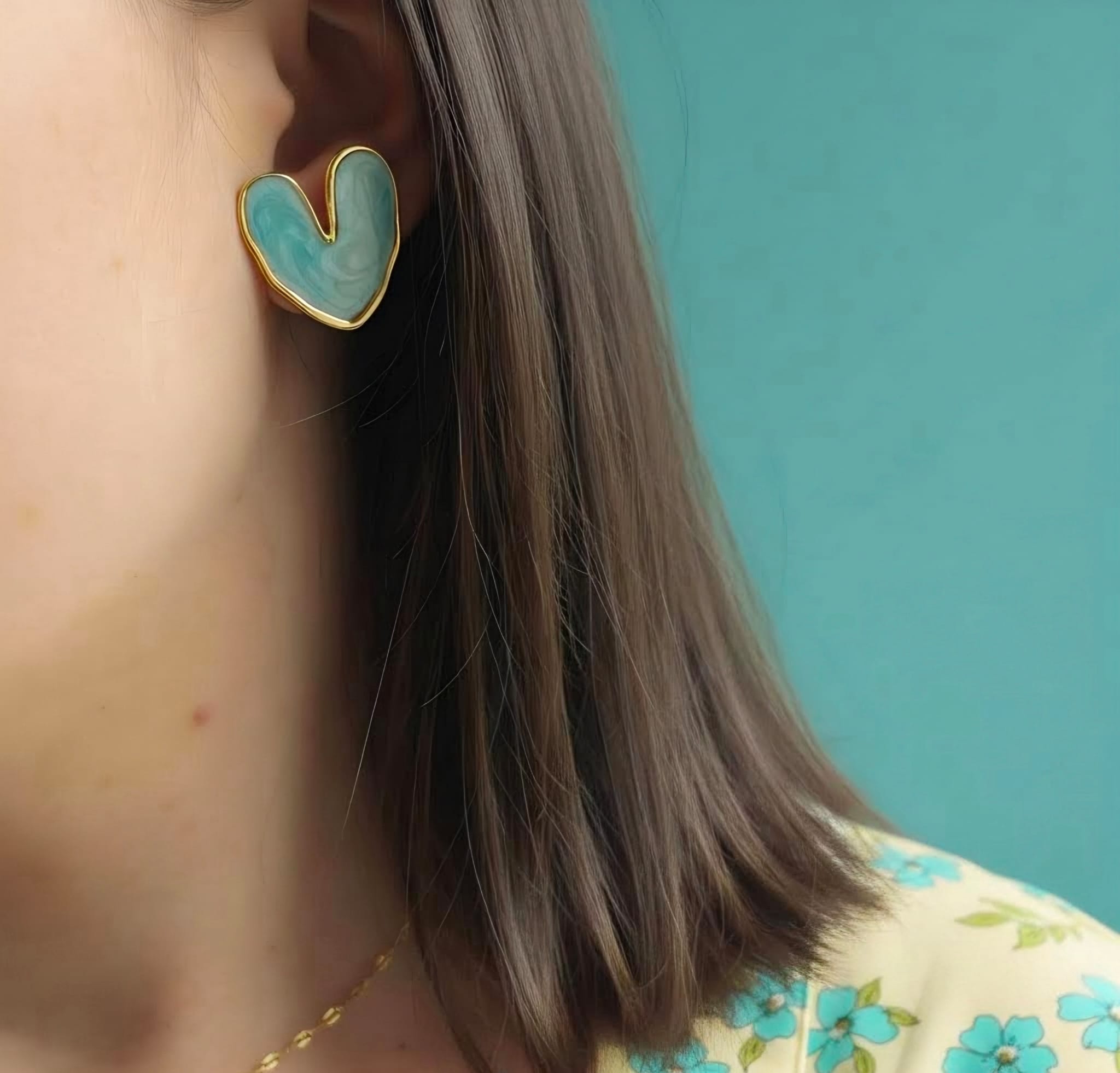 Heart Style Earring