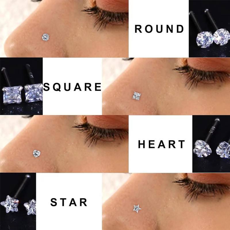 3mm Shape Nose Piercing